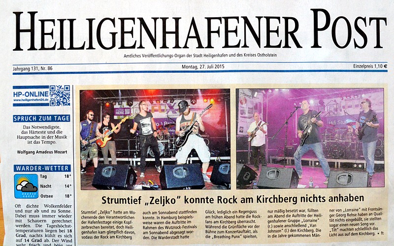 Rock am Kirchberg Festival Open Air Heiligenhafen